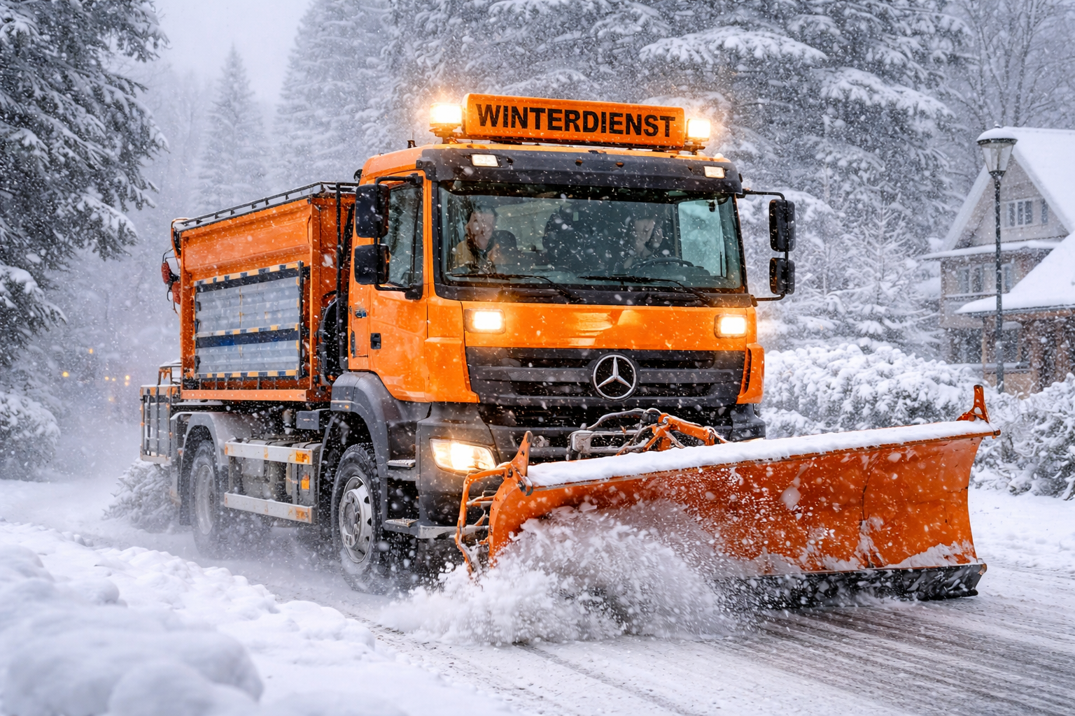 Winterdienst im Einsatz
